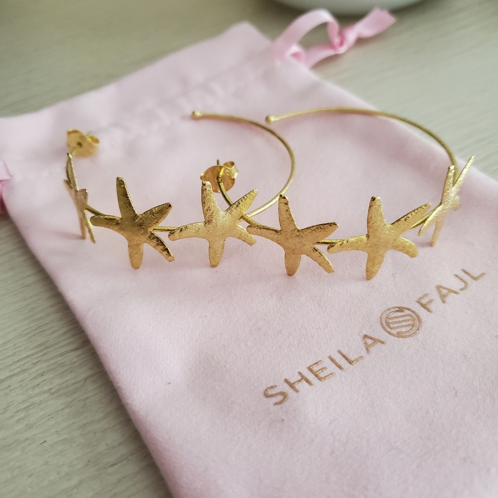 Sheila Fajl Oceana Earrings - Gold **DO NOT ASK ME TO EMAIL PHOTOS PLEASE**